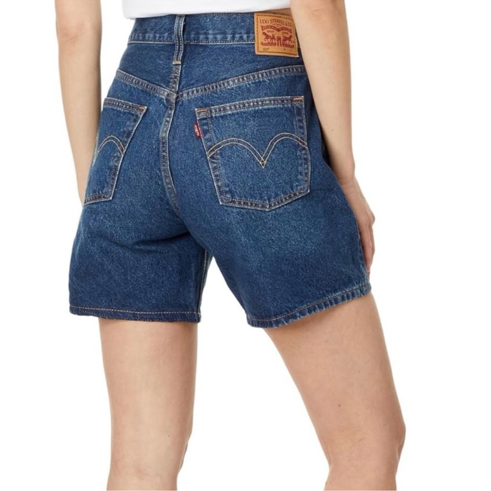 Levi's 501 Mid-Thigh Cutoff Denim Short sz 27